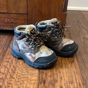 Toddler Waterproof Camo Hiking Boots Ozark Trail 6.5